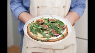 Glutenfreie BirnenZiegenfrischkäse Pizza [upl. by Brunhild]