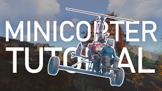 How to get good at flying Minicopters A pros perspective Rust Tutorial [upl. by Meggs]