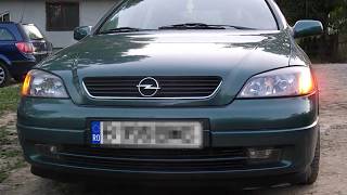 US Style running lights pe Opel Astra G [upl. by Suhsoj607]