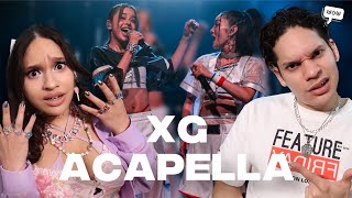 Waleska amp Efra react to XG Best Acapella Singing Moments [upl. by Bonine245]