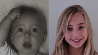 Portrait of Lotte 0 to 13 years in 3 ½ minutes [upl. by Hagood]