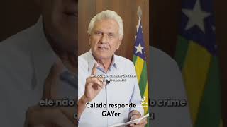 RonaldoCaiado caiado responde GustavoGAYer eleiçõesbrasil goiânia jaksonperdigao [upl. by Franzen]