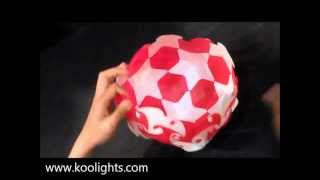 Koolights  How to assemble120 elements Ball [upl. by Harvard59]