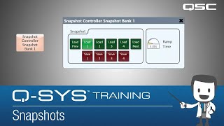 QSYS Control Overview  Part A Snapshots [upl. by Rehsu]