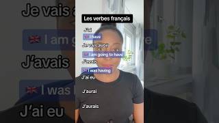 Conjugaison  avoir faire en 🇬🇧  learnfrench learnenglish frenchconjugation english [upl. by Jamill]