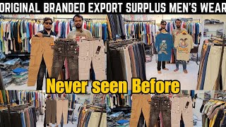 Cheapest Export surplus Wholesaler  Cheapest branded clothes in mumbai  Export surplus [upl. by Spike302]