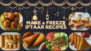 Make and Freeze Iftar Recipes by Food Fusion iftar snacks [upl. by Nolad334]