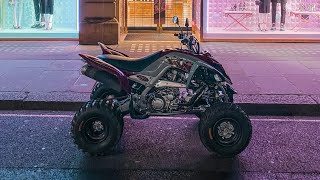 RACING MY STREET LEGAL YAMAHA RAPTOR 700R QUADBIKE POV DRIVE [upl. by Rosenkranz]