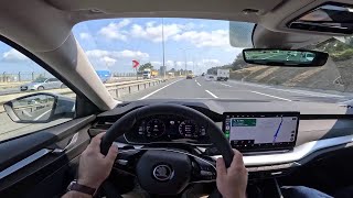 2024 Skoda Octavia Facelift Premium 15 TSI mHEV 150 PS DSG POV First Drive [upl. by Nerdna217]