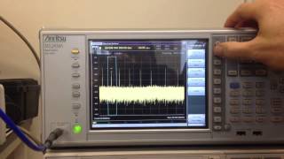 OML demonstrates Anritsus MS2830A External Mixer  Image Suppression feature [upl. by Morlee]