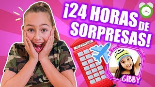 ¡¡24 HORAS de SORPRESAS 😱CONOCEMOS a GIBBY 😍 Familia Carameluchi 👨‍👩‍👧‍👦 [upl. by Annaliese]