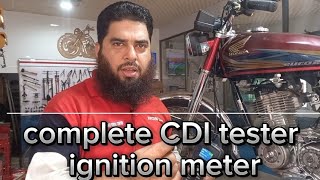 complete CDI tester ignition meter latest technology from Mujahid Honda centre [upl. by Adnorhs855]