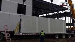 Precast Panel Rotation For Install [upl. by Dlawso]