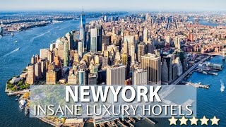 TOP 10 INSANE Luxury Hotels in NEW YORK CITY  Best Hotels In NYC  Part 2 [upl. by Tamera830]