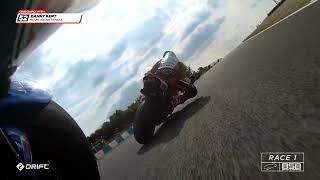 2024 Bennetts British Superbikes Round 3  Donington Park  Race 1 onboard highlights [upl. by Rhody269]