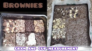 Assorted Brownie Recipe in Tamil  brownie Recipe gram and cup measurement [upl. by Wait]