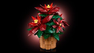 LEGO Icons Kerstster  10370  360° [upl. by Atinat53]