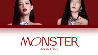 Jennie amp Your Name Monster  You as a Member Original by Irene amp Seulgi [upl. by Janna]