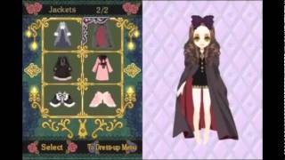 Nintendo DSiWare  Annes Doll Studio Gothic Collection Trailer [upl. by Karlow]