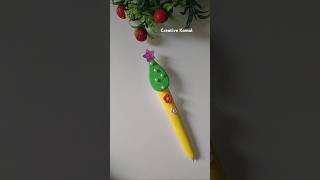 DIY Pen 🖊️  Easy kids craft 😱shorts trending viralvideo amaira youtubeshorts diy kids yt [upl. by Esyahc]