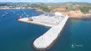 New 50 million wharf opened on Chatham Islands [upl. by Atiniv53]