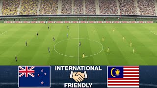 New Zealand vs Malaysia  International Friendly  14th October 2024 Full Match  eFootball 2025 [upl. by Swayne]