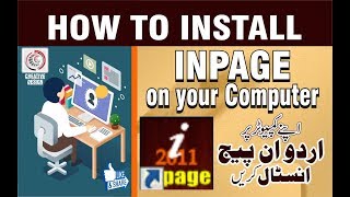 How to Install Inpage on your Computer 2 by Creative Design [upl. by Iak]