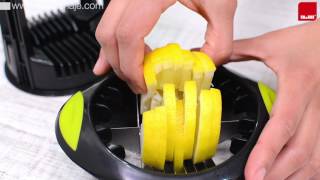 CORTADOR DE LIMONES EN MEDIA LUNA  CRESENT LEMON SLICER [upl. by Guidotti791]