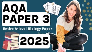 ALEVEL Biology 2024 exam AQA paper 3  All the theory for topics 18 to learn or revise everything [upl. by Ardelis132]