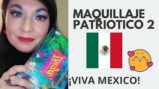 Maquillaje patriótico 2Italia Deluxe BH Cosmetics makeup maquillaje maquillajepatrio grwm [upl. by Notneb465]