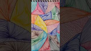 A kaleidoscope of lines and color🌈🦄 fyp trending art viralvideo shortvideo [upl. by Llenoj]