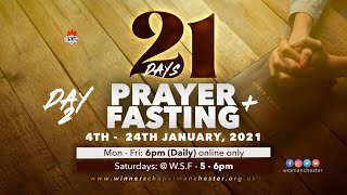 21 Days Prayer amp Fasting Day 02  05 January 2021  Winners Chapel Manchester [upl. by Maddie18]