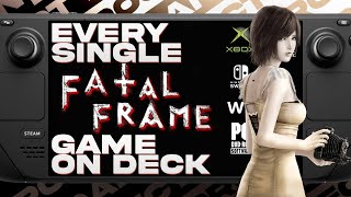 Reviewing Every FATAL FRAME Game on Steam Deck [upl. by Haleeuqa]