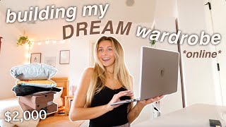 buying my dream wardrobe online shopping  tryon haul [upl. by Ainerbas]