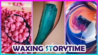 Satisfying Waxing Storytime ✨😲 Tiktok Compilation 43 Creepy stories [upl. by Whitman346]