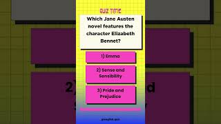 quotEnglish Literature Quiz Jane Austen Novelsquot [upl. by Brannon]