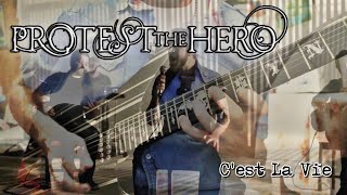 Protest The Hero  Cest La Vie Guitar Solo Cover  TABS [upl. by Srini630]