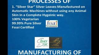 Watch Machine Made Silver Varakh Leaves Manufacturing and Hand Made Varakh Process [upl. by Dwyer]