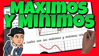 📉 MÁXIMOS y MÍNIMOS de una FUNCIÓN [upl. by Annaiuq791]