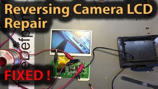 250 Reversing Camera Flickering LCD Screen Repair  How To Fix Reversing Camera [upl. by Mollee]