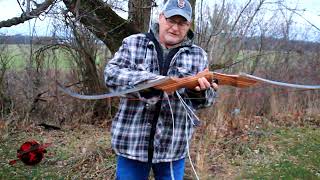 Stringing Trad Bows the Correct Way bowhunting deerhunting traditional tradbow [upl. by Iat98]