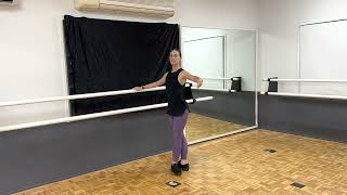 RAD Discovering Repertoire Level 2 Ballet preparation for ronds de jambe a terre [upl. by Seko]