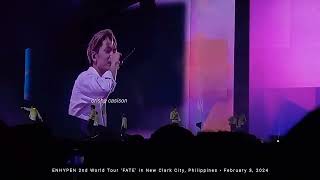 10 Months  ENHYPEN FATE in New Clark City PH  Feb 3 2024 Concert Fancam [upl. by Avra658]