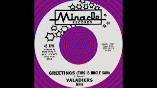 GREETINGS THIS IS UNCLE SAM The Valadiers Miracle 6 1961 [upl. by Burke]