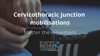 Cervicothoracic junction mobilisation exercise for thoracic spine mobility [upl. by Ahtiekahs]