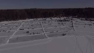 Friday Hockey Action at 2018 Labatt BlueUSA Hockey Pond Hockey Nationals [upl. by Ebocaj]