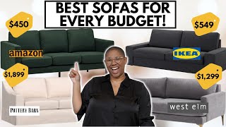 My Top 10 Favorite Sofas From Least to Most Expensive Amazon Ikea Pottery Barn Macys amp More [upl. by Dhiren]