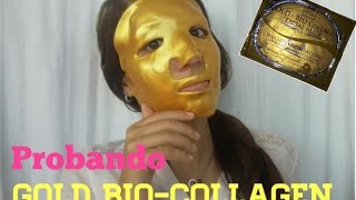 Probando Mascarilla GOLD BIOCOLLAGEN  Spa en casa  Kystutorial [upl. by Vivien]