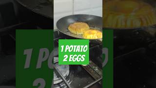 One potato amp two eggs  beautiful tasty breakfast shorts [upl. by Trilbi]