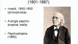 Gustav Fechner and Psychophysics HPsy 44 [upl. by Ozkum]